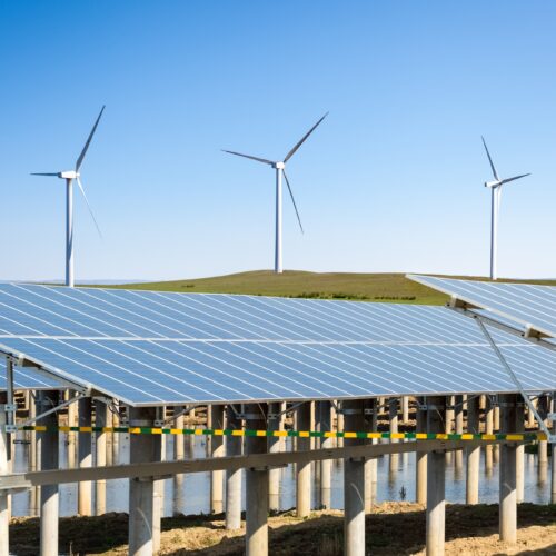 sfondo di nuova energia rinnovabile