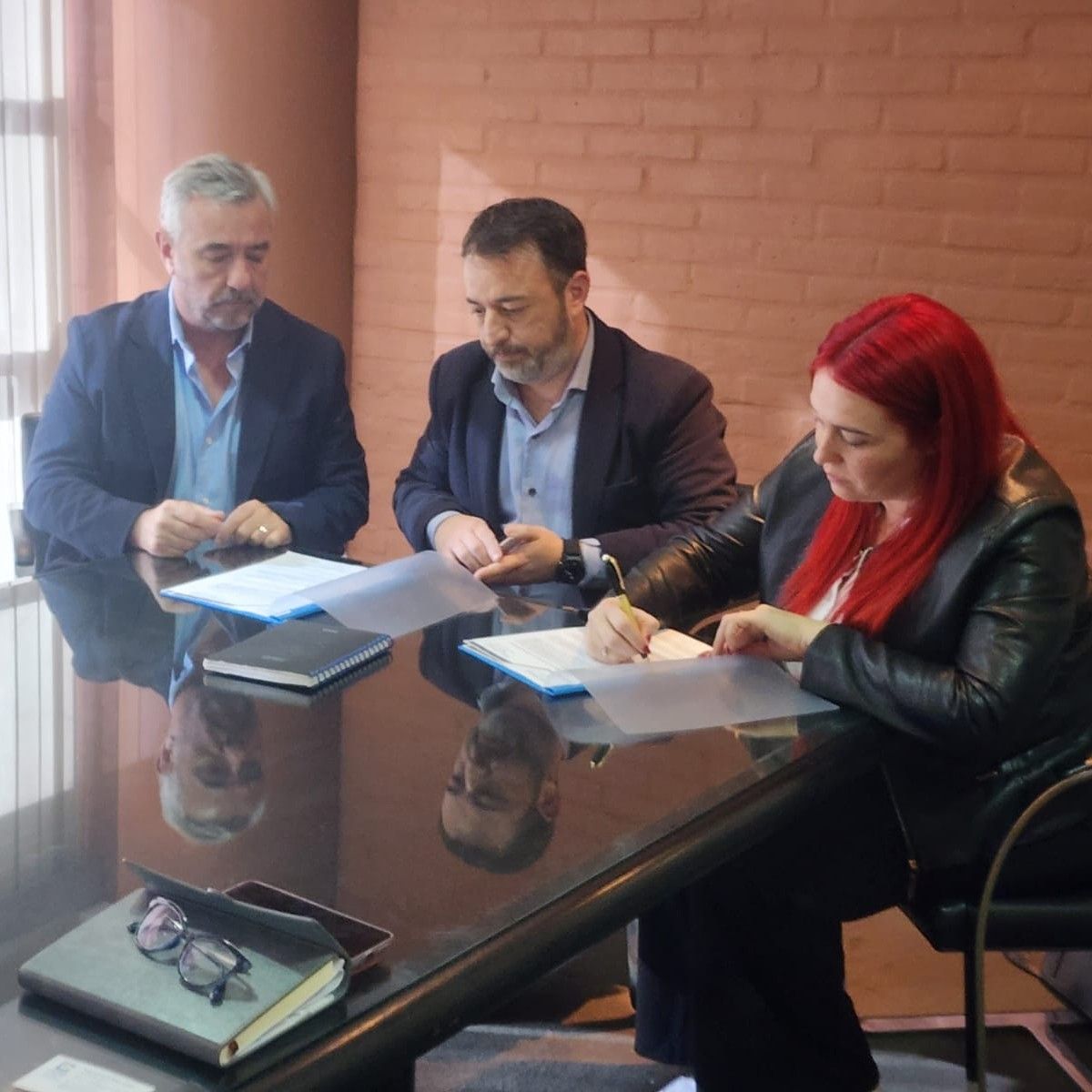 Signing of the collaboration agreement between Global Mercosur and CACMI